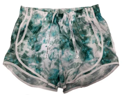 Calvin Klein Women's Performance Tie-Dye 3.5 Inch Shorts, Teal, Size Small - Image 1 of 4