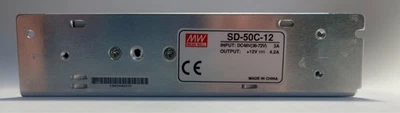 Convertidor MEAN WELL DC/DC 12V 50W 4.2A 72V Entrada Foto 1 de 4