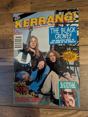 Kerrang! 409 The Black Crowes, Izzy Stradlin, Sugar, Trouble, 4 Posters - Image 1 of 4