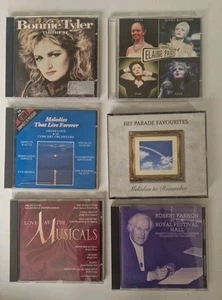 Bargain Bundle of 6CDs Albums -Elaine Paige,love @The Musicals,bonnie Tyler Etc - Picture 1 of 3