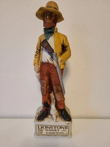 Lionstone Whiskey Ceramic Decanter 1969 Vintage 14" The Sodbuster Empty - Picture 1 of 5
