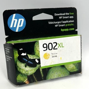 ORYGINALNY WKŁAD Z ŻÓŁTYM ATRAMENTEM HP 902XL T6M10AN NOWY ZAPIECZĘTOWANY luty 2025 - Zdjęcie 1 z 2