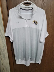 Under Armour Kent State Golden Flashes Men's Embroidered Shirt White Gray XXL - Picture 1 of 10