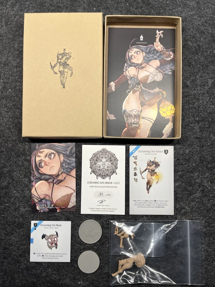 Kingdom Death: Monster - Screaming Sun Armor Lucy First Run 收藏家 182/500 — 第 1/1 张图片