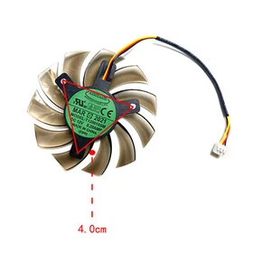 Ventilateurs de refroidissement 1 PC T128010SM pour carte graphique GIGABYTE GV-N730 630 610 575 557 - Photo 1/9