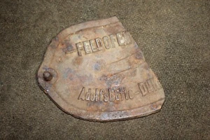 ORIGINAL WW1 GERMAN FIELD STOVE FELDOFEN LID ADOLFSHUTTE EASTERN FRONT - Picture 1 of 5