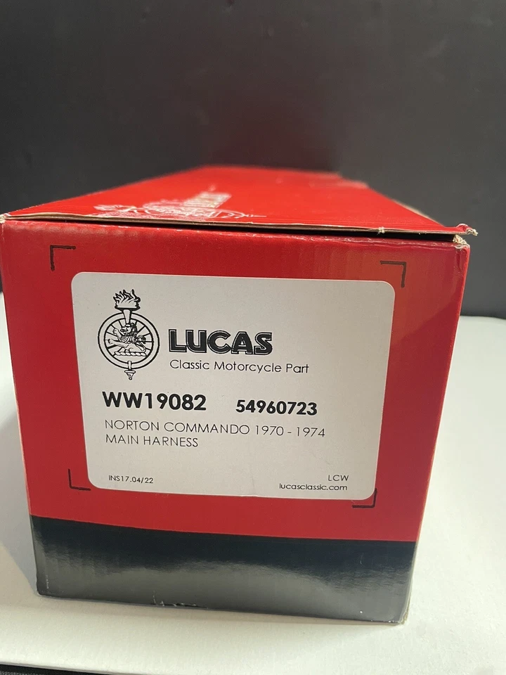 Norton Commando 750 850 MKI MKII Main Wiring Harness 54960723 1970 - 1974 U.K. - Image 1 of 4