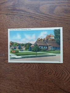 Pi Beta Phi School Gatlinburg Tennessee Linen Postcard c1940 - Picture 1 of 6