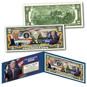 Donald Trump Keep America Great 2020 Official Genuine Legal Tender U.S. $2 Bill - Bild 1 von 1