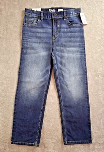 Osh Kosh B'Gosh Classic Boys Jeans 8R Straight Leg Blue Denim Jeans NWT - Picture 1 of 8