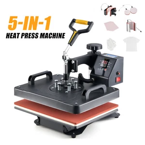 30×38cm 5 in1 Heat Press Machine Digital Transfer Sublimation Printer - Picture 1 of 9