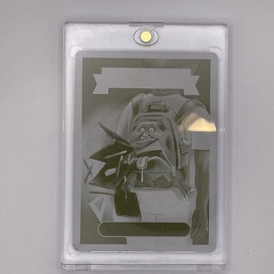Garbage Pail Kids Printing Plate - Back Jack - Yellow - 1 of 1 - Image 1 of 2