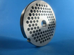 #22 x 3/16" agujeros (4,5 mm) placa picadora de alimentos para carne inoxidable - Imagen 1 de 3