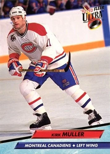#107 Kirk Muller - Montreal Canadiens - 1992-93 Ultra Hockey - Image 1 of 1
