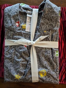 POTTERY BARN TEEN Super Mario™ Glow-in-the-Dark Loose Fit Pajamas-Med-OPEN BOX - Picture 1 of 4
