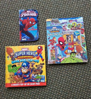Marvel Book Lot Super Hero Adventures Pop Up Book Lift the Flap Book Spiderman