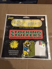 VINTAGE SUPER MARIO BROS. STICKERS Nintendo Memorabilia 1990