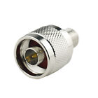 N-Type Male to F Female RF Coax Adapter Connector Zinc Alloy British Version
