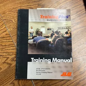 JLG PRO-FIT SERVICE TRAINING REPAIR SHOP MANUAL ES Scissor Lift ST256, 31201036 - Picture 1 of 4