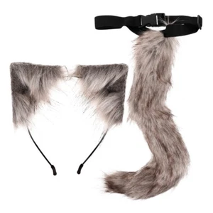 Fox Tail Accessories Party Cosplay Costume Carnival Animal Props Miss - Picture 1 of 12