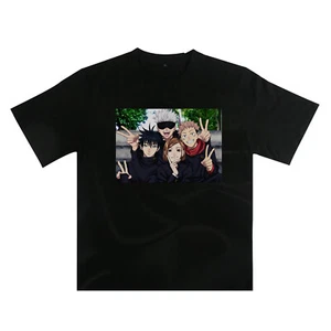 Jujutsu Kaisen Estampado Manga Corta Unisex Camisa Camisetas 100% Algodón - Imagen 1 de 8