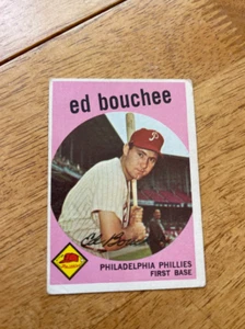 DCC: 1959 Topps Ed Bouchee Philadelphia Phillies #39 BUENO - Imagen 1 de 2