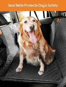 Car Back Seat Cover Door Protector for Dogs Pets 7mm Waterproof Hard Bottom Mat - Bild 1 von 12