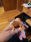 ST. BERNARD DOG Plastic FIGURE Toy 3" Figurine