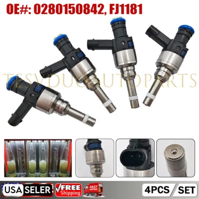 4 piezas inyectores de combustible 35310-2G720 para Kia Optima Sportage 2011-16 2,0 L turbo NUEVO Foto 1 de 4