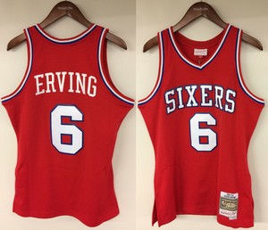 mitchell and ness julius erving jersey