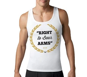 Herren Grafik Tank Top T-Shirt (2nd Amendment Bear Arms) - Bild 1 von 1
