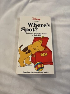 Where’s Spot? VHS Video Tape 1993 Disney 90s Vintage Movie Kids Classroom Film - Picture 1 of 2
