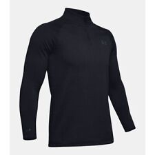 Under Armour 13432420012X Mens Black 2x 1/4# Zip Long-sleeve Shirt