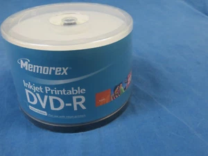 DVD-R MEMOREX 4,7GB - 120 Minuten - 50er Pack - Bild 1 von 5
