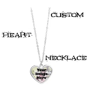 Individuelle Herz Halskette - Valentinstag Geschenk - Kostenlose Geschenkbox enthalten! - Bild 1 von 2