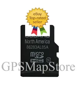 2017 Outback / Legacy Limited Navigation Micro SD Card US Map Genuine 86283AL85A - Foto 1 di 3