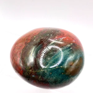 Piedra lisa ágata jaspe océano 6 cm brillo precioso 209,7 g - Imagen 1 de 8