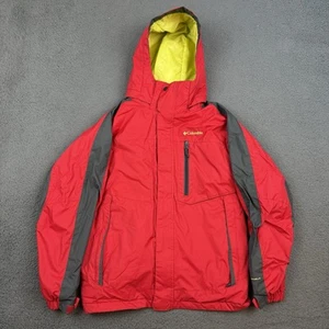 Columbia Ski Jacket Youth 14/16 Red Omni Shield Waterproof Insulated Hooded - Picture 1 of 12
