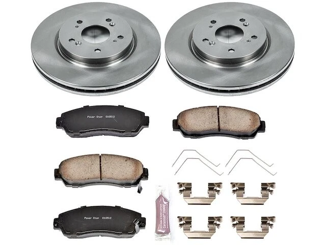 Kit de pastillas de freno delanteras y rotor para Honda Crosstour 2013 2014 2012-2015 VF654TM Foto 1 de 1