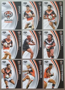 2024 NRL Elite Base Team Set (9 Cards) Wests Tigers - Picture 1 of 2