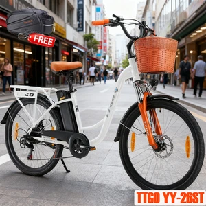 TTGO YY-26ST 26 Zoll Elektrofahrrad 36V 14.5Ah City coummuter eBike 7-Speed 75KM - Bild 1 von 18