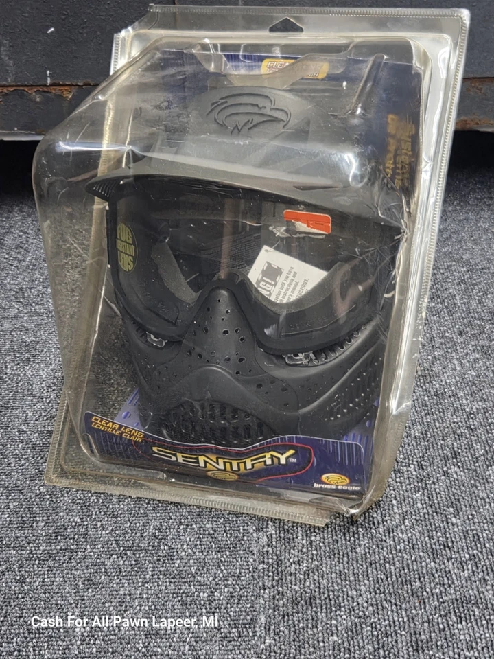 Sistema de gafas de paintball Sentry Brass Eagle lentes transparentes lentes resistentes a la niebla casco Foto 1 de 2