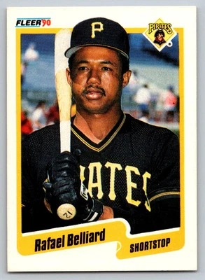 1990 Fleer #460 Rafael Belliard Pittsburgh Pirates - Image 1 of 2