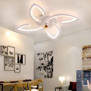 VENTILATORE DA SOFFITTO CON LUCE LAMPADARIO CON LUCE E TELECOMANDO CON TIMER - Foto 1 di 6