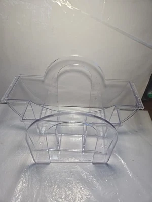 Pampered Chef Outdoor Condiments / Napkins Caddy 2834 Clear - Image 1 of 4