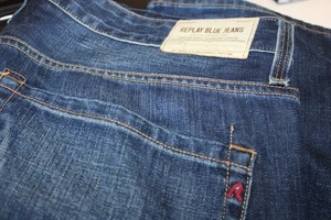 Herren REPLAY W36 L34 Jeans Regular RBJ Drk Blue WAITOM Straight 36 Indigo - Bild 1 von 4