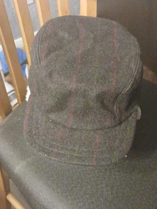 Stormy Kromer Original Wolle grau Adirondack kariert Kappe Größe 7 3/8 Mütze hergestellt in den USA - Bild 1 von 6