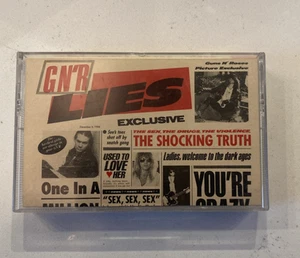 GN’R Guns N’ Roses Lies Cassette US 1988 Geffen - Picture 1 of 6