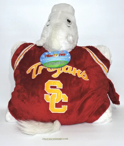 USC Trojans Mascot Football Southern CA Collectible Pillow Plush Horse 17"x19" Cover