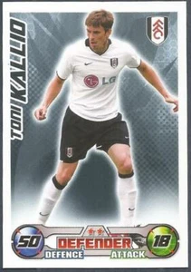 TOPPS MATCH ATTAX 2008-09-FULHAM & FINLAND-TONI KALLIO - Picture 1 of 1